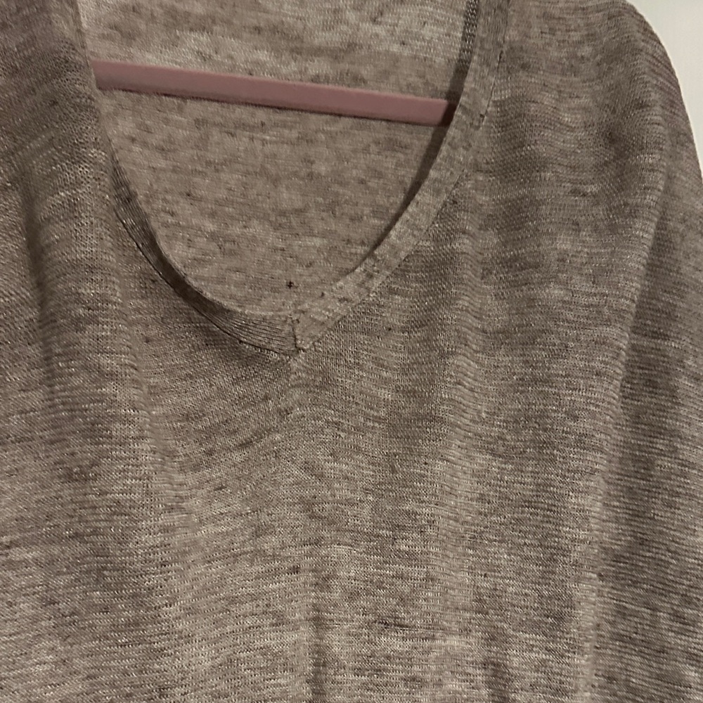 Eileen Fisher Heathered Teal Top - Picture 7 of 8